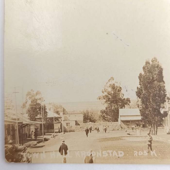 Postcard from Holfontein to Johannesburg with Violet Holfontein cancel