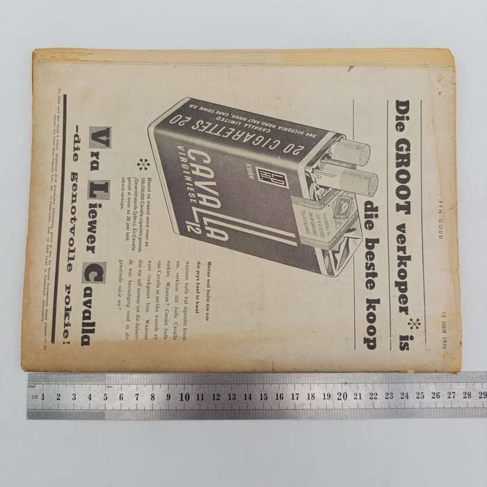 Vintage Fyn Goud magazine 15 July 1956 issue