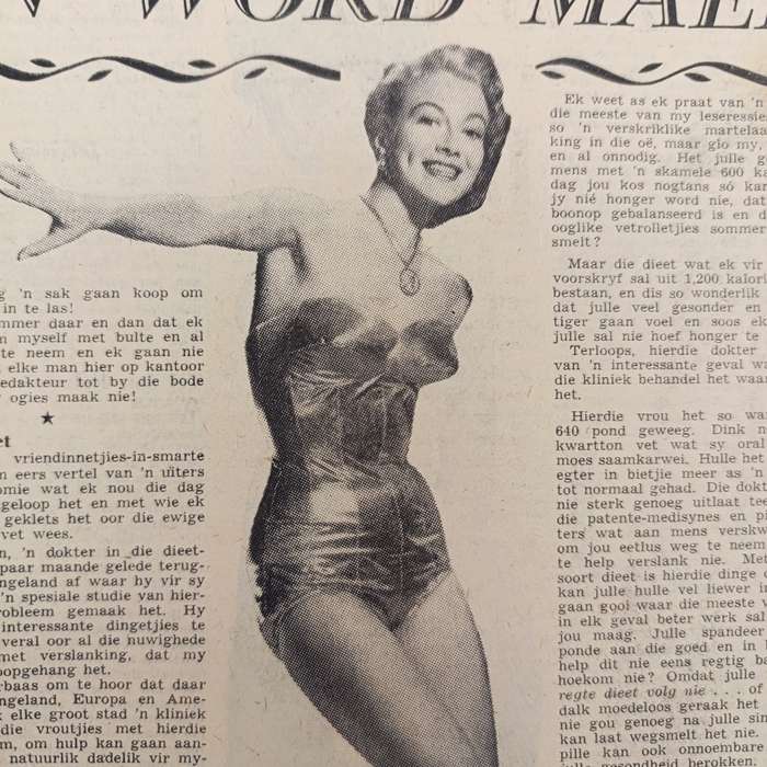 Vintage Keur magazine - 15 February 1958