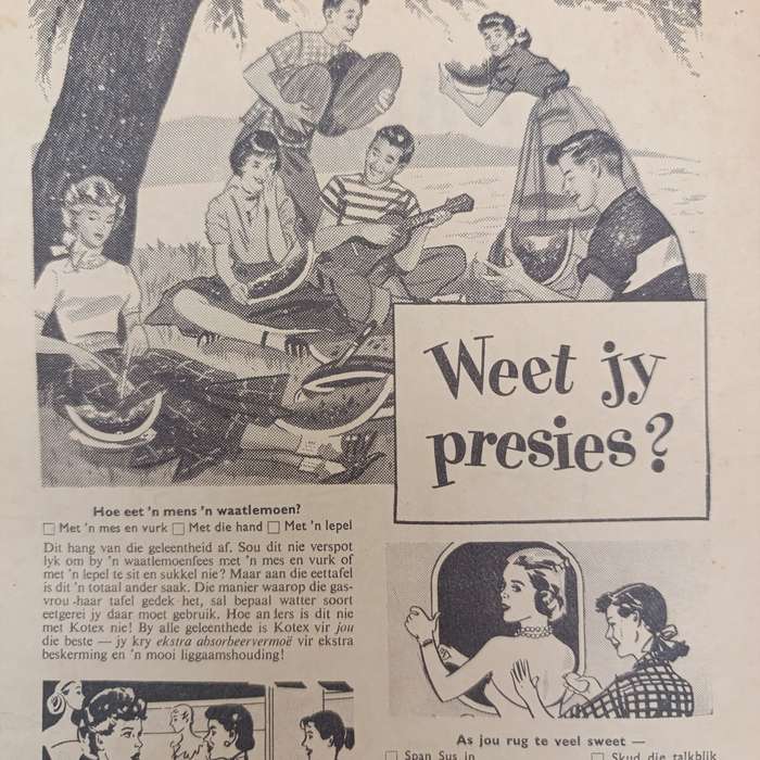 Vintage Keur magazine - 1 August 1956 issue