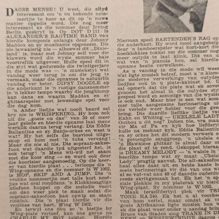 Vintage Keur magazine - 15 March 1956 issue