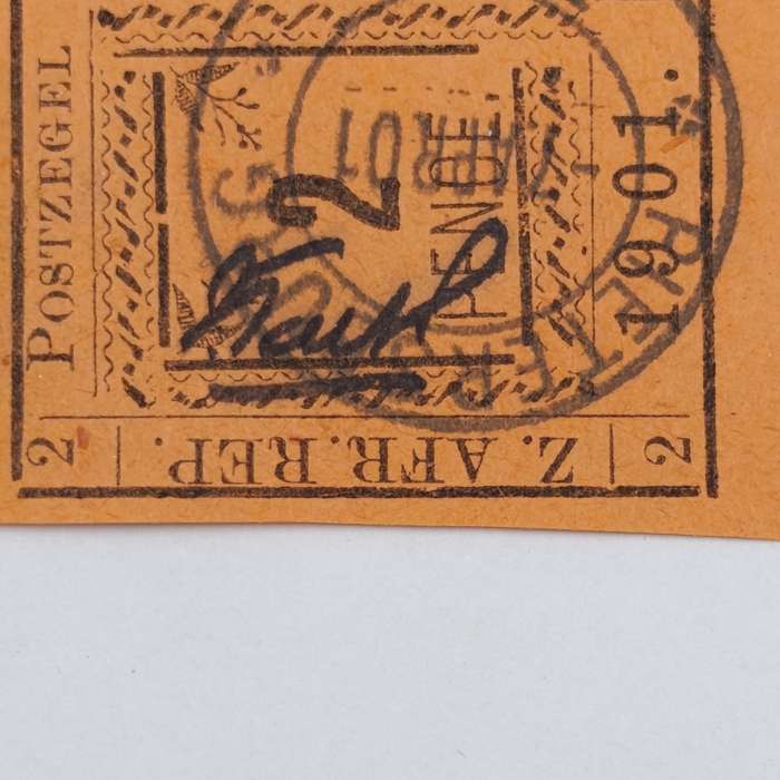 Full set of 1901 ZAR Pietersburg type 1-3 imperforate 2 Pence stamps - 1 used, 2 mint - SACC 7-9