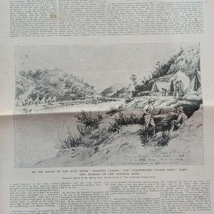 Boer War Illustrated War Special newspaper dated 21 February 1900 No.14 Vol.1