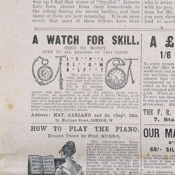Boer War Illustrated War Special newspaper dated 18 April 1900 No. 22 Vol. 1