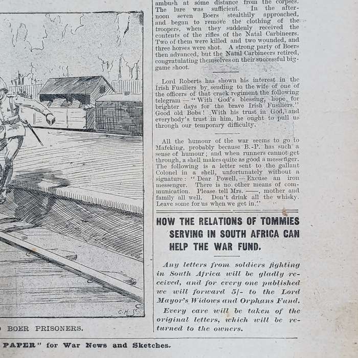 Boer War Illustrated War Special newspaper dated 3 January 1900 No.7 Vol.1