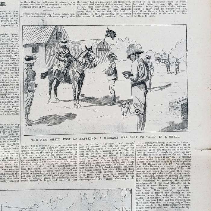 Boer War Illustrated War Special newspaper dated 3 January 1900 No.7 Vol.1