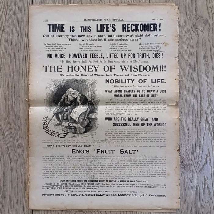 Boer War Illustrated War Special newspaper dated 31 January 1900 No.11 Vol.1