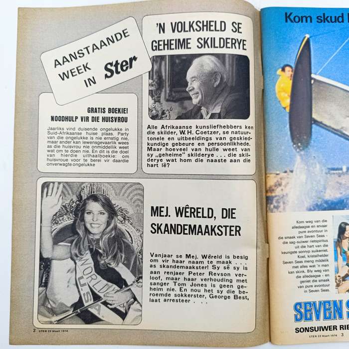 Vintage Ster magazine - 22 March 1974 issue