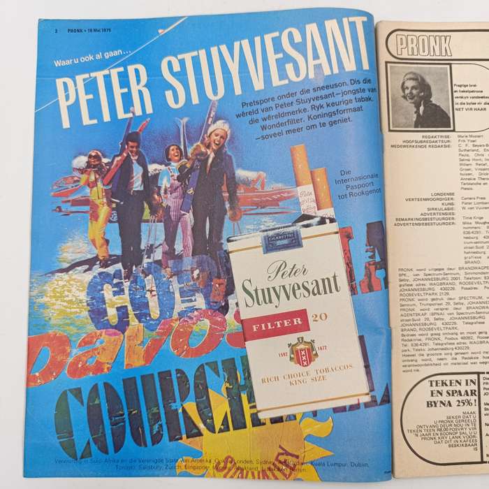 Vintage Pronk magazine - 16 May 1975 issue