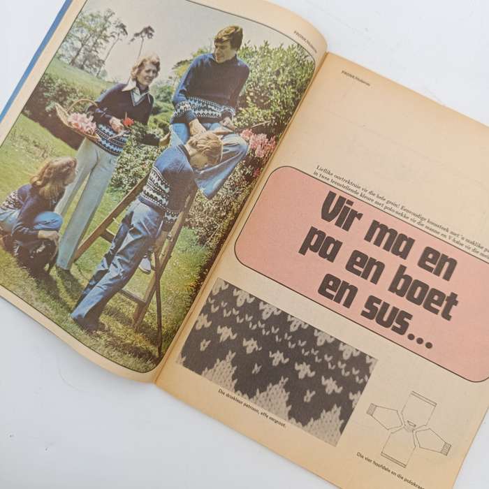 Vintage Pronk en die Huisvrou magazine - July 1976 issue