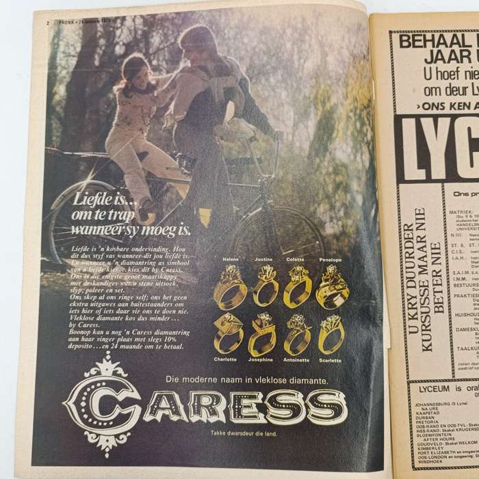 Vintage Pronk magazine - 24 January 1975 issue