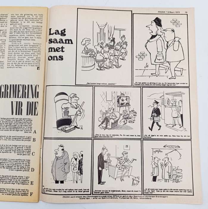 Vintage Pronk magazine - 9 March 1973 issue