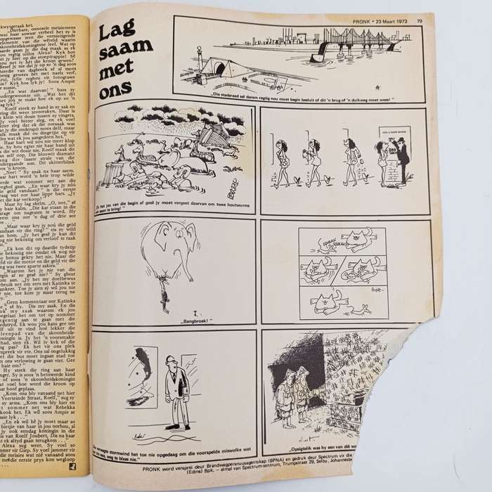 Vintage Pronk magazine - 23 March 1973 issue