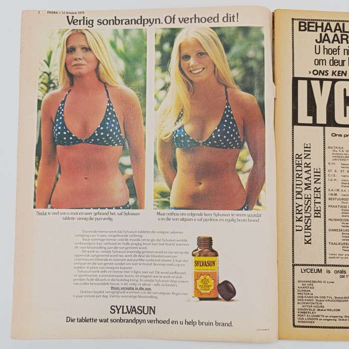 Vintage Pronk magazine - 10 January 1975 issue