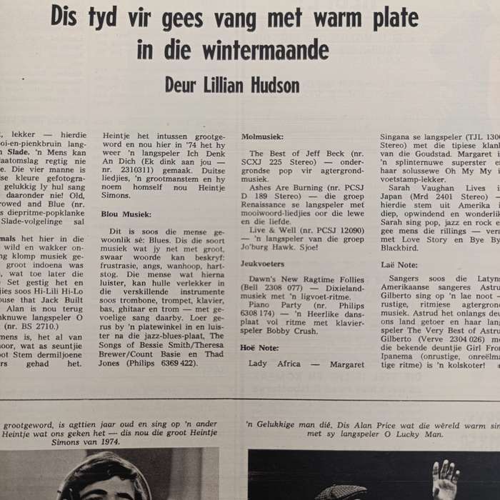 Vintage Sarie magazine - 5 June 1974 issue