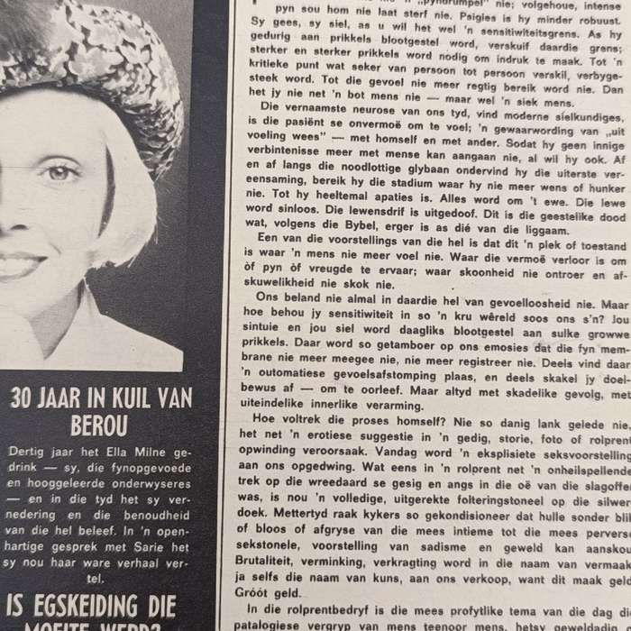 Vintage Sarie magazine - 28 March 1973 issue