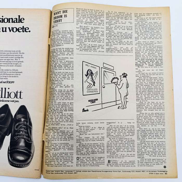 Vintage Ster magazine - 5 April 1974 issue