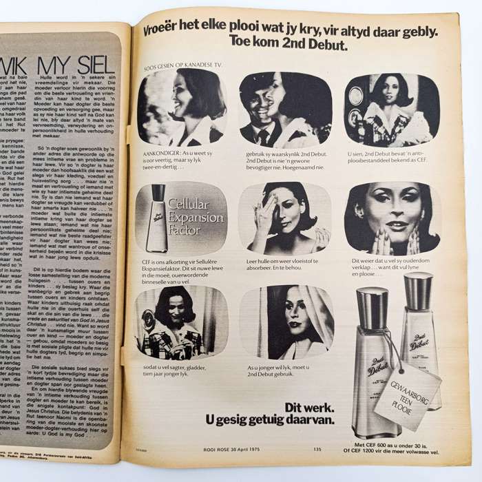 Vintage Rooi Rose magazine - 30 April 1975 issue
