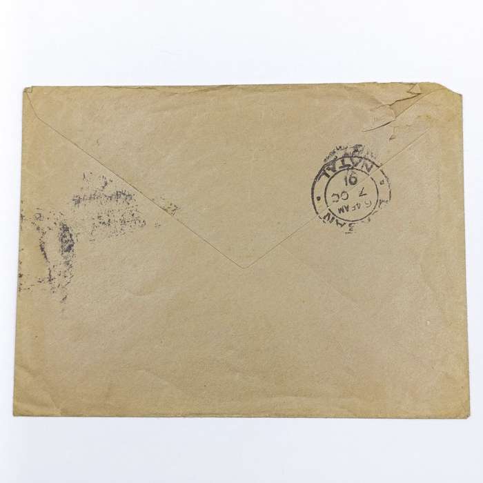 Censored cover - Boer War period - Pretoria to Durban - 1 Penny ZAR stamp cancelled 4 October 1901