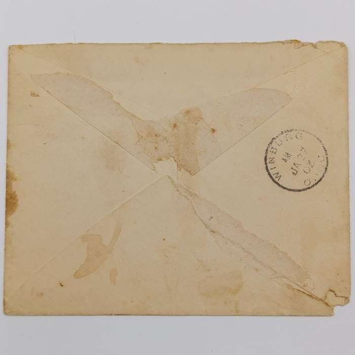 Boer War cover Kroonstad to Winburg with Opened under Martial Law sticker