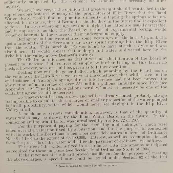 1910 Report of the Klip River investigation commission - Orange River Colony rubber stamp
