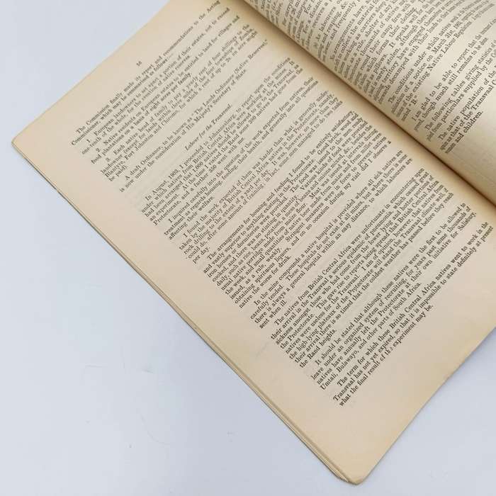 1904 British Central Africa Report on the Trade and general condition of the British Central Africa