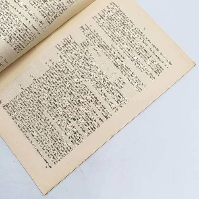 South Africa Second Report to parliaments of delegates to the 1908/9 South African convention