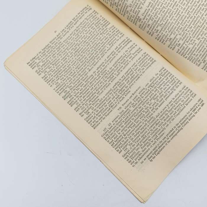 South Africa Second Report to parliaments of delegates to the 1908/9 South African convention