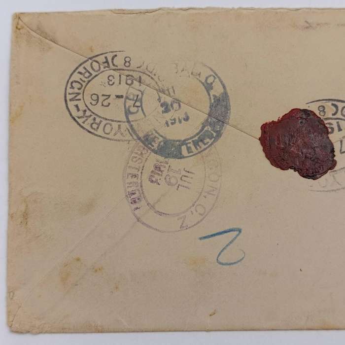 Panama Canal Zone cover to Johannesburg, South Africa
