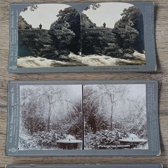 Lot of 7 British Isles / Ireland stereocards