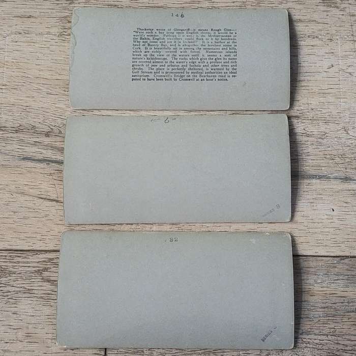 Lot of 7 British Isles / Ireland stereocards