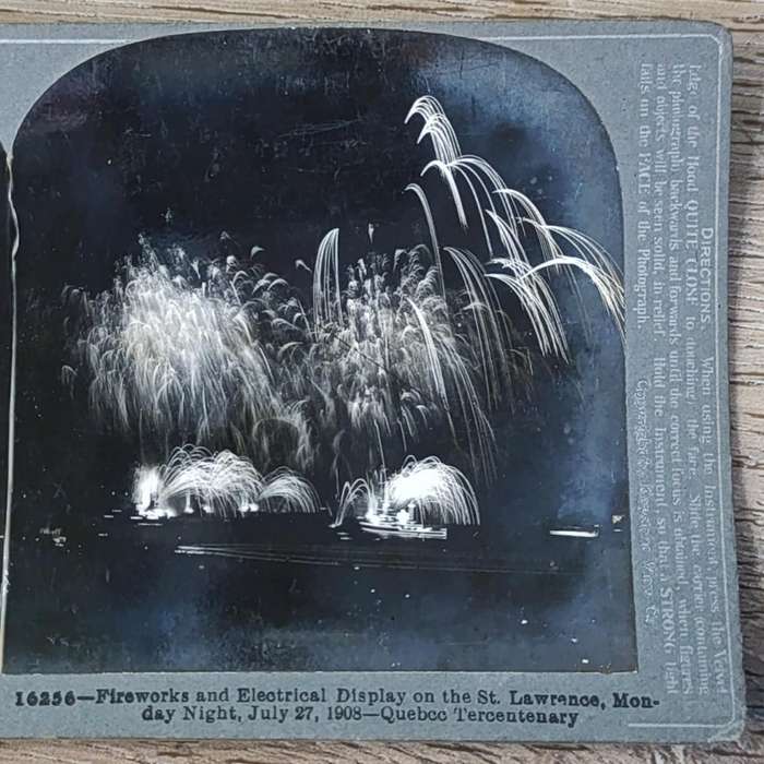 Lot of 3 Canadian scenes stereocards