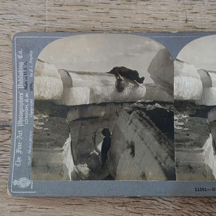 Lot of 6 antique USA stereocards