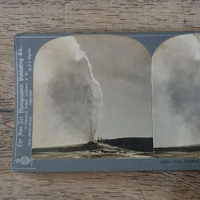 Lot of 6 antique USA stereocards