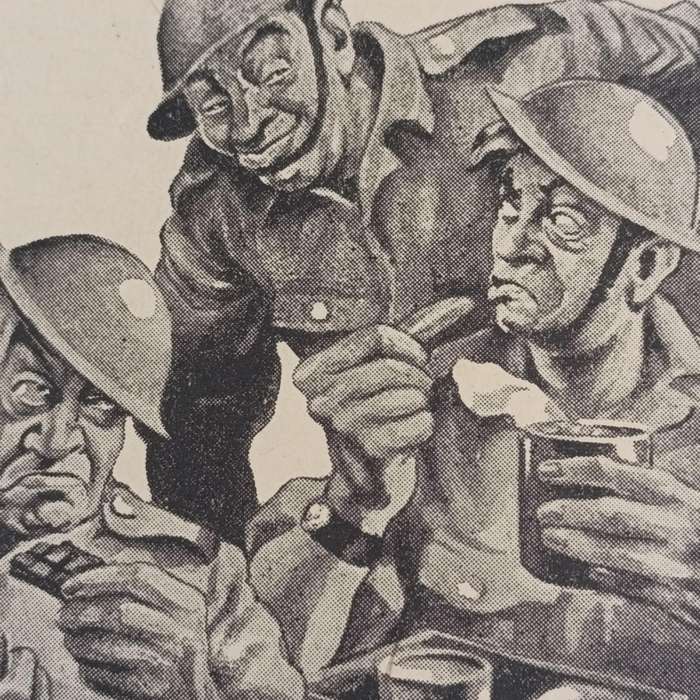 WW2 book by Sgt. Bill Johnstone - Mixed Mirages