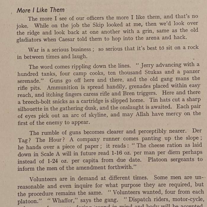 WW2 book by Sgt. Bill Johnstone - Mixed Mirages