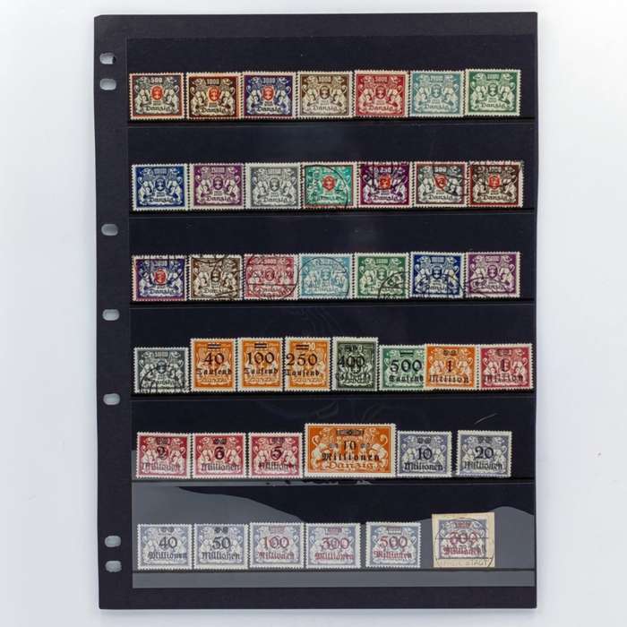 Freie Stadt Danzig - Lot of 325 stamps Excellent collection