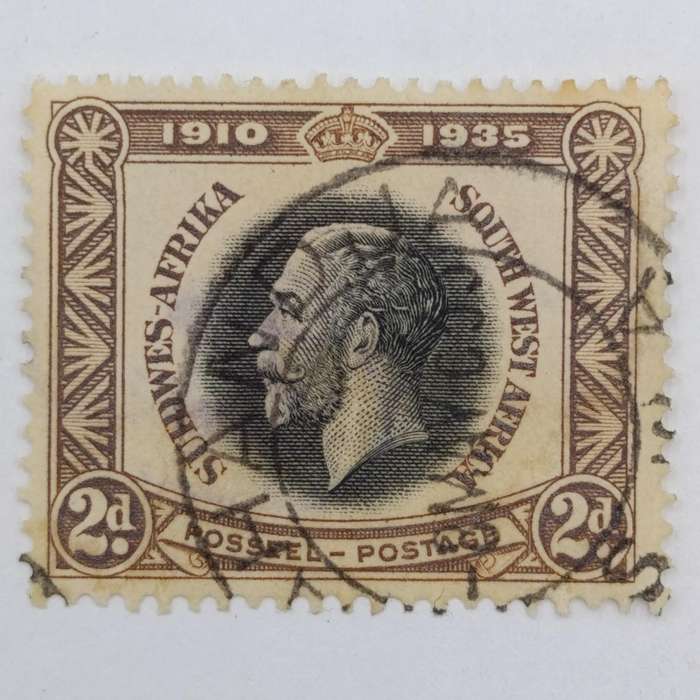 South West Africa SACC 116 - 118 George V silver jubilee used stamps