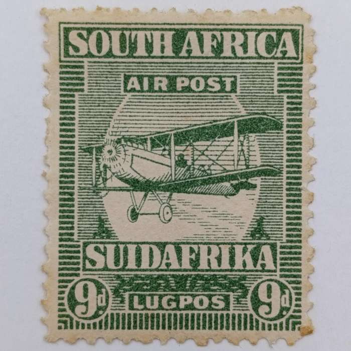 South Africa First airmail issue set of stamps
