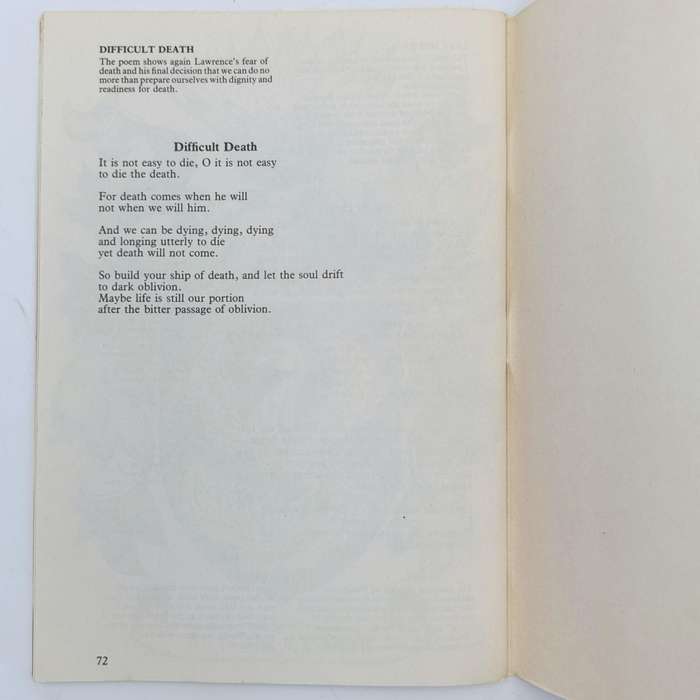 D.H Lawrence - an approach to his poetry
