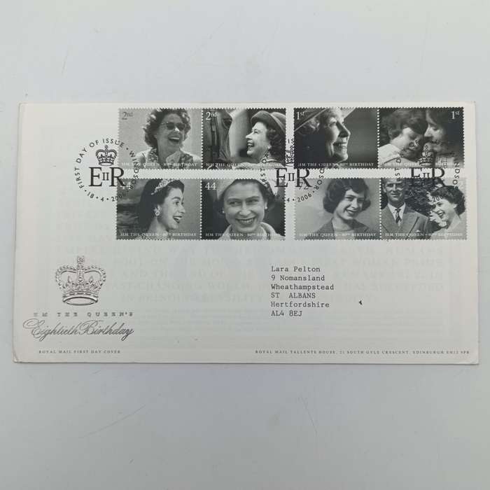 British Royalty collection of stamps and covers in album 125 mint stamps and 3 covers