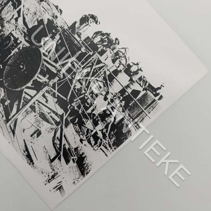Antique photo reprint of mining at Kimberley Big hole