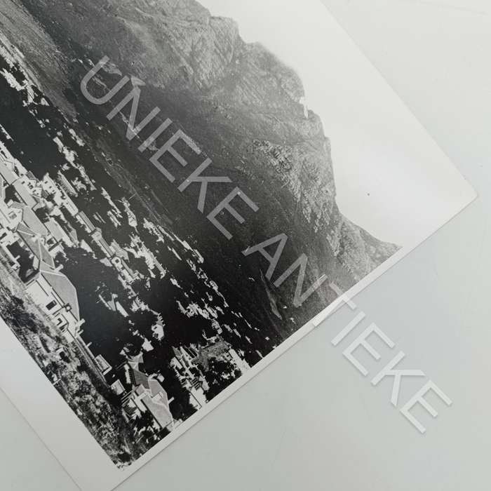Antique photo reprint of neighbourhood below Devil's Peak