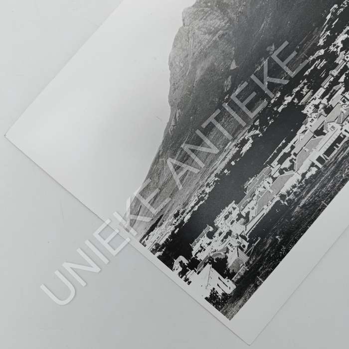 Antique photo reprint of neighbourhood below Devil's Peak