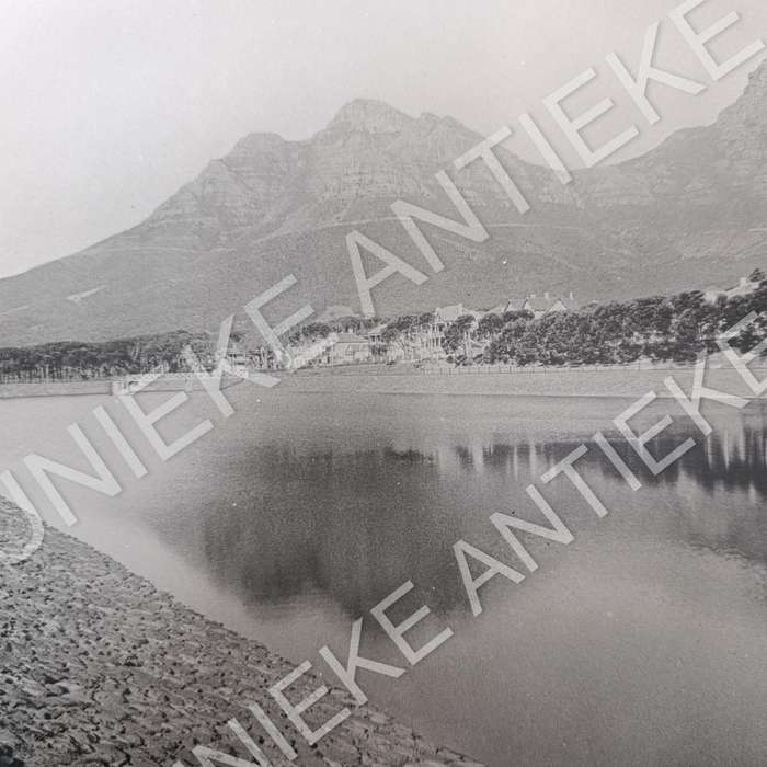 Antique photo reprint of Molteno Reservoir in Cape Town