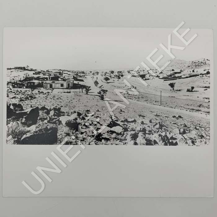 Antique photo reprint of Luderitz GSWA with view of Germania Hotel