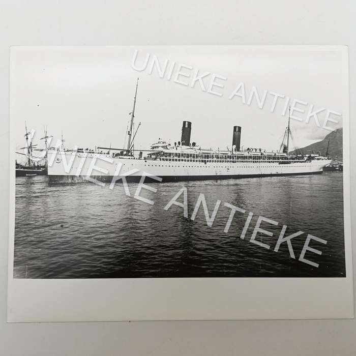 Antique photo reprint of Walmer castle in Cape Town Harbour