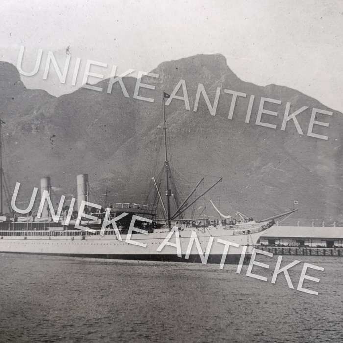 Antique photo reprint of Scot Ship leaving Cape Town