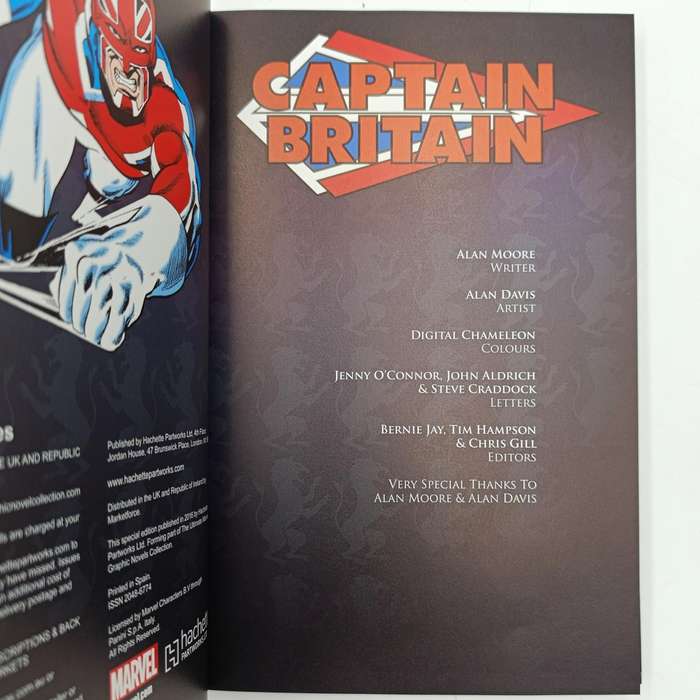 Marvel #43 Captain Britain - A crooked world graphic novel