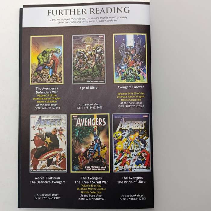 Marvel #12 The Avengers Birth of Ultron graphic novel